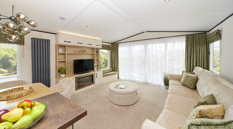 Grantley lodge  - open plan of the lounge and dining area